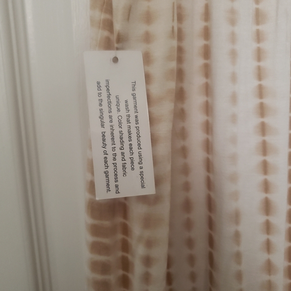 VENUS~ Brand New With Tag Tie-Dye Beige Jumpsuit w/Pockets-MEDIUM - Picture 8 of 11